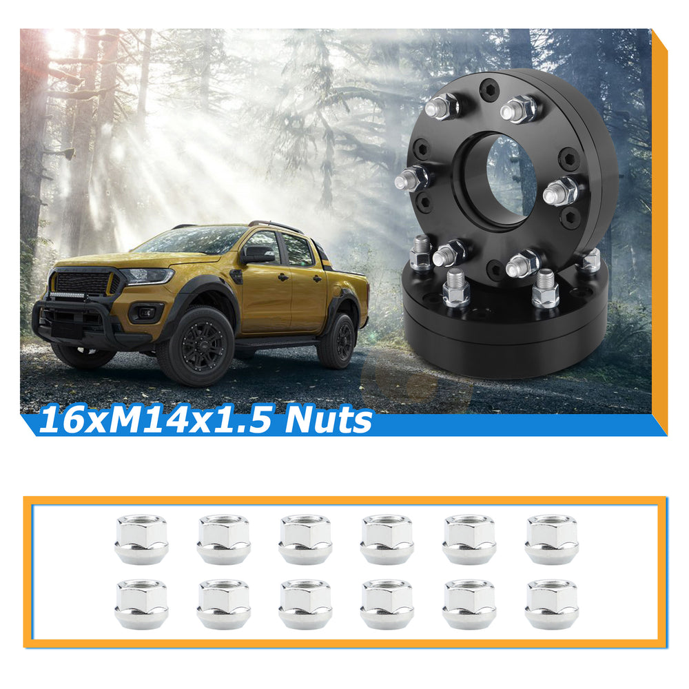 Richeer 5x4.75" to 6x5.5" Wheel Adapters  5 To 6 Lug Conversion