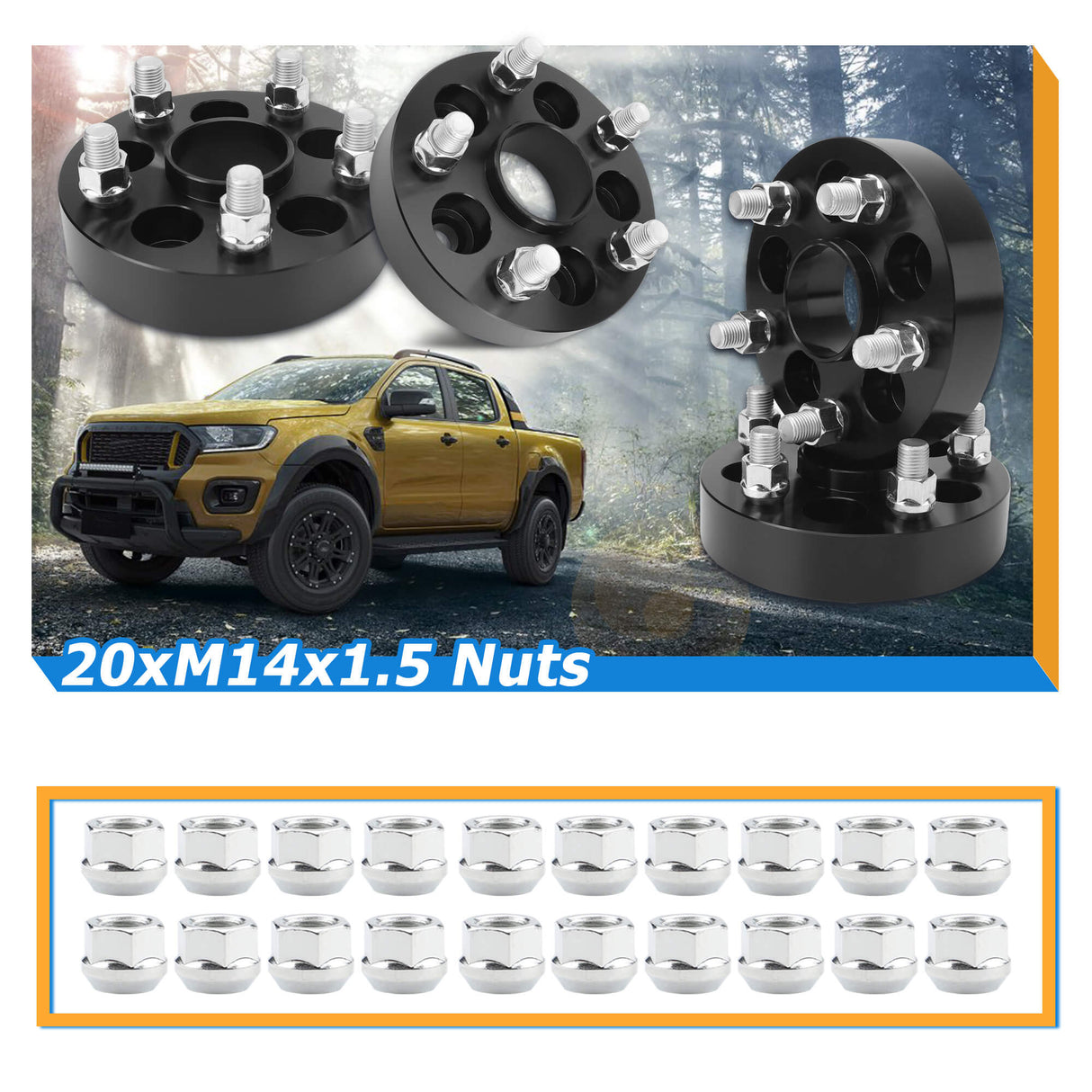 Richeer 5x100mm to 5x112mm Wheel Adapters Conversion For Subaru Toyota Lexus