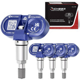 Richeer 4 PCS Upgraded Bluetooth TPMS Sensor for 2021-2026 Model 3,Y,S,X