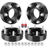 Richeer 1.5 inch 6x135 to 6x5.5 Wheel Adapters with M14x1.5 Studs for Chevy Sliverado 1500 Wheels on 2015-2025 F150 Vehicle