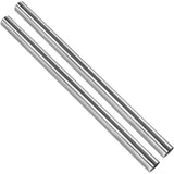 Richeer 2.5 Inch O.D. T304 Stainless Steel Straight Exhaust Pipe (2PCS)