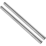 Richeer 2.5 Inch O.D. Stainless Steel Straight Exhaust Pipe,47.3" Long 2PCS
