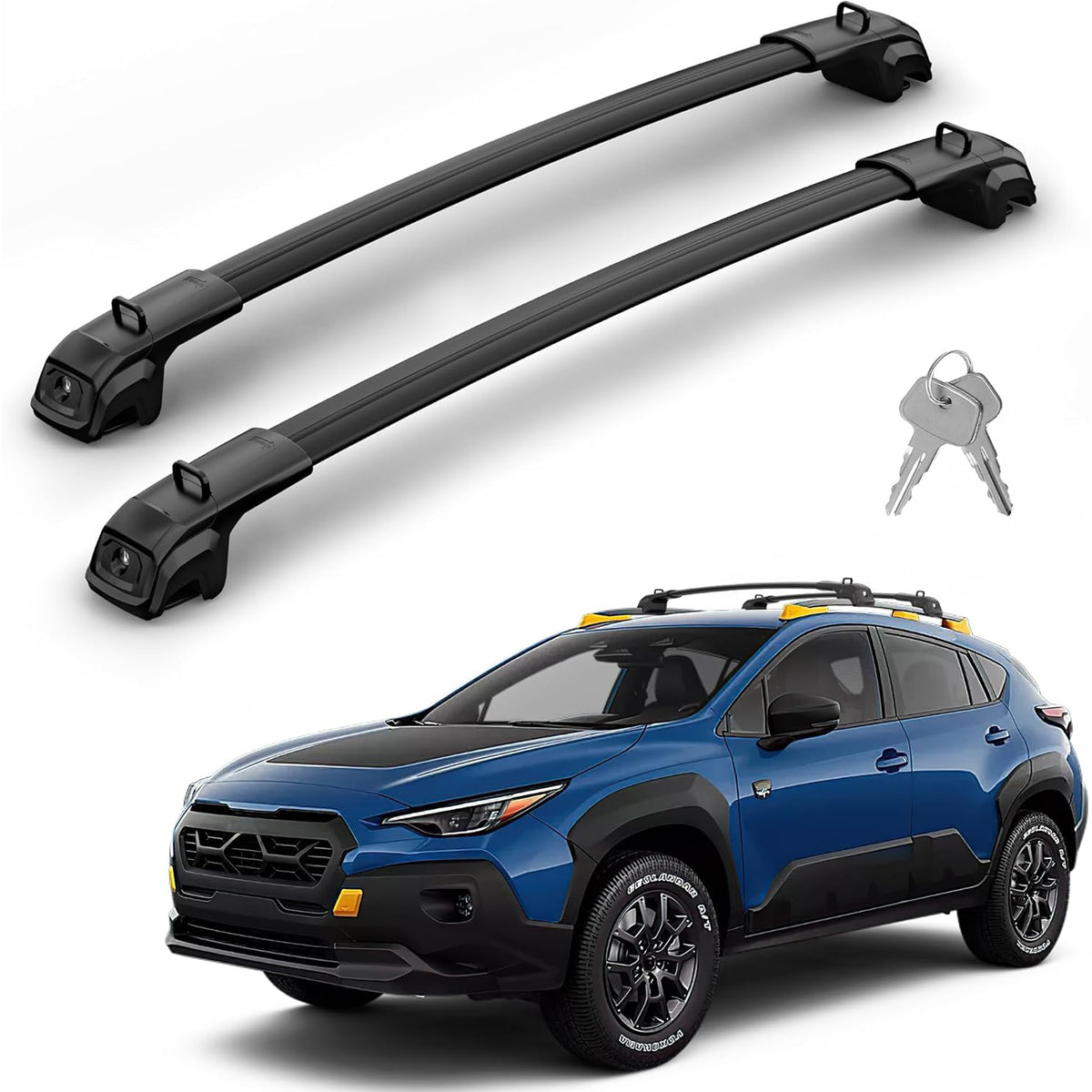 Richeer 330LBS Roof Rack Cross Bars for 2024-2026 Crosstrek Wilderness