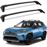 Richeer Aluminum Lockable Roof Rack For 2019-2025 RAV4, 220LBS Cross Bars Fit Luggage Luggage Kayaks Bicycles Snowboard