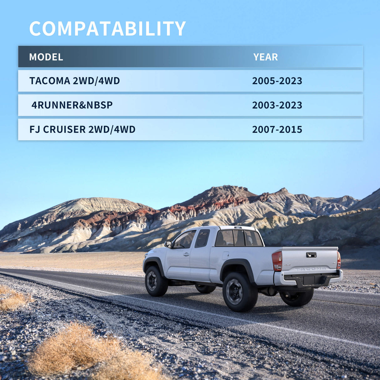 Richeer 2" Front Leveling Kit for Toyota(Tacoma, 4Runner,FJ Cruiser)