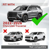 Richeer 330LBS Roof Rack Cross Bars for 2022-2026 Chevrolet Traverse