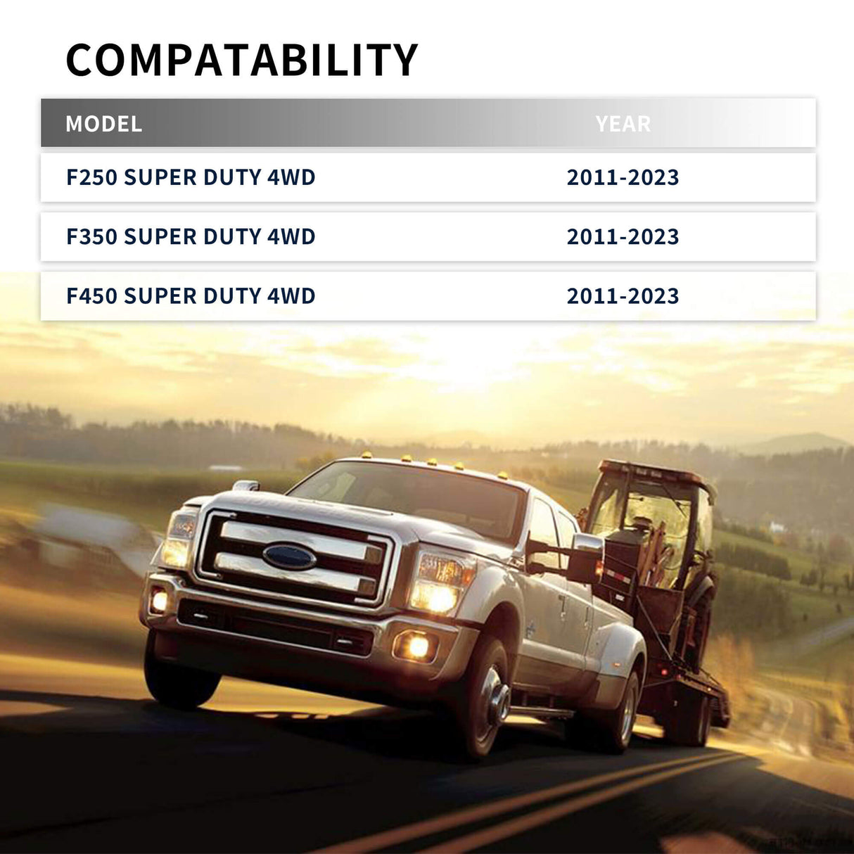 Richeer 2.5" Front Leveling Kit for Ford(F250, F350, F450)