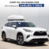 Richeer Heavy Duty 260LBS Roof Rack Crossbars for 2020‑2026 Toyota Highlander – Lightweight Aluminum, Metal Anti‑Theft Lock System, Wind‑Reducing Design, Fits Luggage, Bikes, Kayaks & More