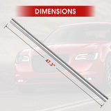 Richeer 2.5 Inch O.D. T304 Stainless Steel Straight Exhaust Pipe,47.3" Long