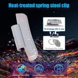 Richeer MC-Series Zinc Clip On Wheel Weights 80PCS Multi Size Assortment Kit | 4 small sizes 15pcs each,4 large sizes 5pcs each, durable iron, precise weight,tight clip,wear-resistant,reduce vibration