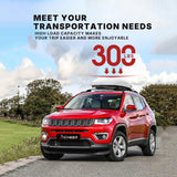 Richeer 300LBS Lockable Roof Rack Cross Bars for 2018-2025 Compass