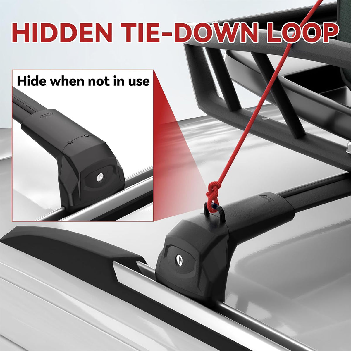 Richeer 360LBS Roof Rack Cross Bars for 2011-2021 Jeep Grand Cherokee