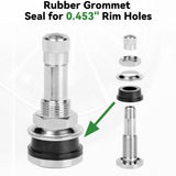 Richeer TR416 Valve Stem Kit – 20 Pack, Bolt‑in Design Fits Both 0.453″ & 0.625″ Holes, Corrosion‑Resistant for heavy-duty trucks, buses and commercial vehicles.