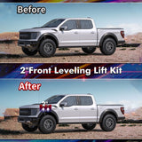 Richeer  2 inch Front Leveling Lift Kit for 2004-2026 Ford F150 2WD 4WD（2PCS）