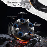 Richeer 1.5 inch 5x4.5 Wheel Spacers for TJ XJ YJ KJ KK ZJ Explorer Ranger 4PCS