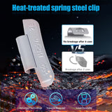 Richeer MC-Series Zinc Clip On Wheel Weights 80PCS Multi Size Assortment Kit | 4 small sizes 15pcs each,4 large sizes 5pcs each, durable iron, precise weight,tight clip,wear-resistant,reduce vibration