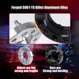 Richeer 1.5 inch 6x135 to 6x5.5 Wheel Adapters with M14x1.5 Studs for Chevy Sliverado 1500 Wheels on 2015-2025 F150 Vehicle