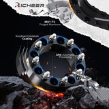 Richeer 2'' 8x180 to 8x6.5 Wheel Adapters for Silverado Sierra 2500 3500 HD（2PCS）