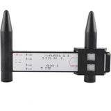 Richeer Wheel PCD Gauge, Rim Bolt Pattern Measuring Tool, Lug Bolt Pattern Gauge for 4 5 6 8 Holes Sliding Caliper