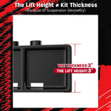 Richeer 3 Inch Rear Lift Block Compatible With 2021-2026 F150 2WD and 4WD