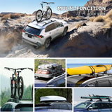 Richeer Heavy Duty 260LBS Roof Crossbars for 2019‑2025 RAV4 – Lightweight Aluminum, Metal Anti‑Theft System, Low‑Wind Noise Design, Fits Cargo Boxes, Bikes, Kayaks