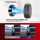 Richeer 2'' 8x180 to 8x6.5 Wheel Adapters for Silverado Sierra 2500 3500 HD（2PCS）