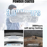 Richeer MC-Series Zinc Clip On Wheel Weights 80PCS Multi Size Assortment Kit | 4 small sizes 15pcs each,4 large sizes 5pcs each, durable iron, precise weight,tight clip,wear-resistant,reduce vibration