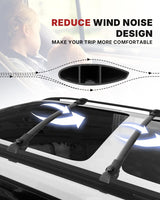 Richeer 165LBS Roof Rack Cross Bars Aluminum Cross Bar  (2011-2020 Sienna)