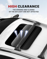 Richeer 220LBS Roof Rack Cross Bars (2010-2024 Toyota 4 Runner with Side Rails), Heavy Duty Aluminum Cross Bar