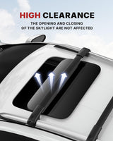 Richeer 220LBS Roof Rack Cross Bars, with Side Rails, Heavy Duty Aluminum (2013-2018 Toyota)