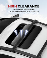 Richeer 220LBS Roof Rack Cross Bars, Side Rails, Aluminum Cross Bar (2014-2025 Forester)