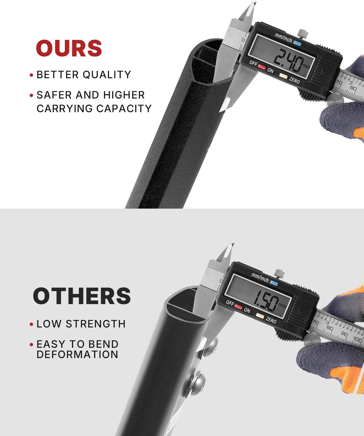 Richeer 220LBS Roof Rack Cross Bars, with Side Rails, Heavy Duty Aluminum (2013-2018 Toyota)