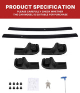 Richeer 220LBS Roof Rack Cross Bars, with Side Rails, Heavy Duty Aluminum (2013-2018 Toyota)