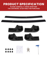 Richeer 220LBS Roof Rack Cross Bars, Side Rails, Aluminum Cross Bar (2014-2025 Forester)