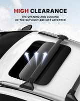 Richeer 260LBS Roof Rack Cross Bars (2020-2025 Highlander XLE XSE Limited Platinum Hybrid), Heavy Duty Aluminum Cross Bar