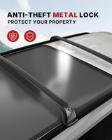 Richeer 220LBS Roof Rack Cross Bars (2014-2019 Highlander XLE/Limited & SE/LE/LE Plus/LE), Heavy Duty Aluminum Cross Bar）