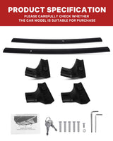 Richeer 260LBS Roof Rack Cross Bars (2020-2025 Highlander XLE XSE Limited Platinum Hybrid), Heavy Duty Aluminum Cross Bar