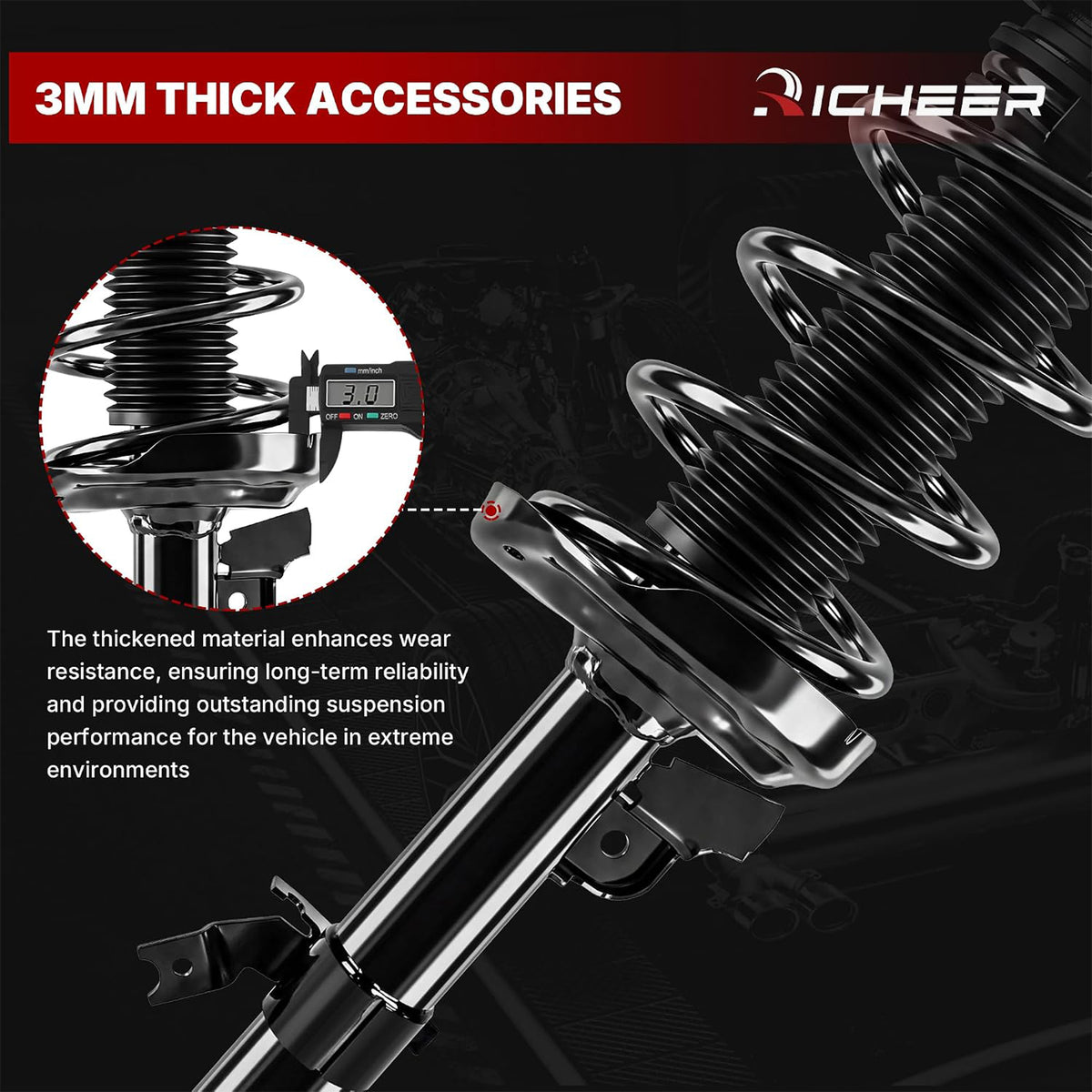 Richeer Front Struts Assembly & Sway Bar Links Fits 2016-2020 Honda Pilot