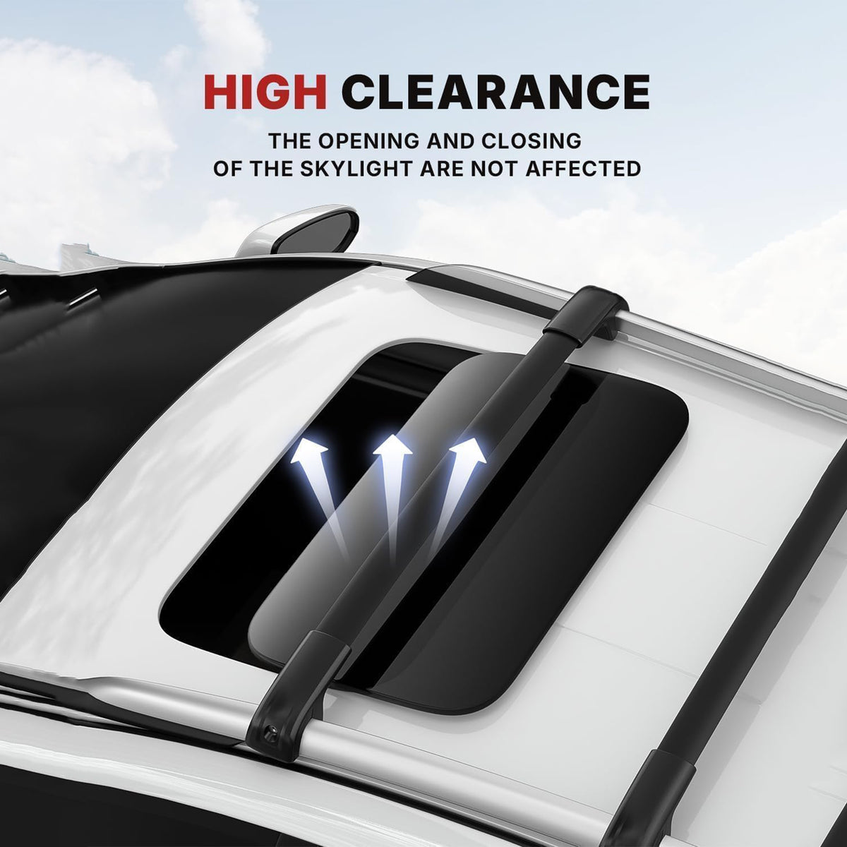Richeer 300LBS Roof Rack Cross Bars for 2013-2018 RAV4 with Side Rails