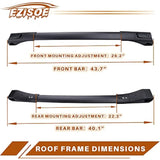 Richeer 220LBS Roof Rack for 2013-2018 RAV4 Aluminum Roof Rack Can Carry Camping Equipment Luggage Kayak Canoe Bike Skis