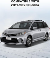 Richeer 165LBS Roof Rack Cross Bars Aluminum Cross Bar  (2011-2020 Sienna)