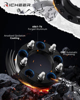 Richeer 1.5" 5x5.5" to 5x5“ Wheel Adapter for Off-Road Vehicles (Ford, Ram & More)