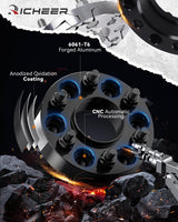 Richeer 1.5" 6x120mm Hub Centric Wheel Spacers Fits 2015 Chevy Colorado 2018 Traverse 2015 + GMC Acadia Canyon