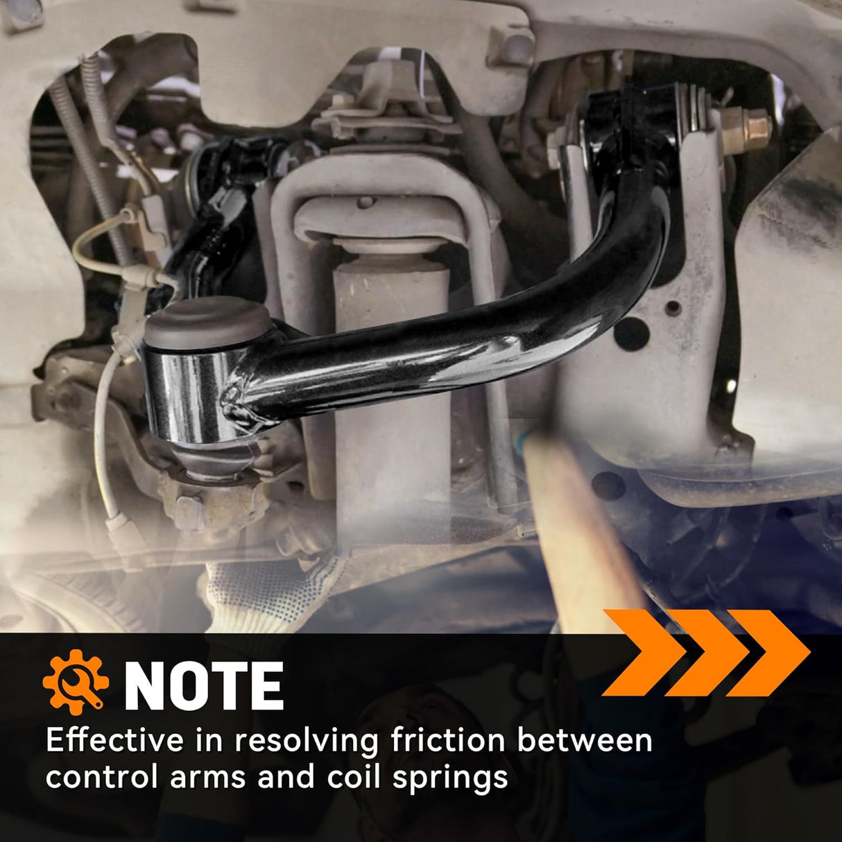 Richeer Front Upper Control Arms for 2-4" Litf Fits Ford & Lincoln(04-24 F150, Navigator & More)