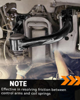 Richeer 2-4" Front Upper Control Arms & 2-4" Lift Suspension Kit Adjustable Control Arm (2000-2010 Silverado Sierra, 2003-2009 H2)