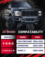 Richeer 3" Leveling Lift Kit & 2-4" Upper Control Arm (Ford/Lincoln)