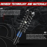 Richeer Front 2 PCS Struts shocks Assembly Compatible with 2008-2012 Accord