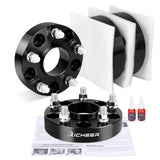 Richeer 5x120mm Hub Centric Wheel Spacers Fits 2010 Chevy Camaro 2020+ Corvette 10-17 GMC Terrain-1" Thick