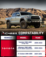 Richeer 2.5" Front Leveling Kit for Toyota(Tacoma, 4Runner, FJ Cruiser)