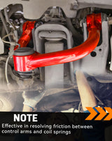 Richeer 2-4"  Front Upper Control Arms & 2-4" Lift Suspension Kit Adjustable Control Arm (2000-2010 Silverado, 2000-2010 Sierra, 2003-2009 H2)